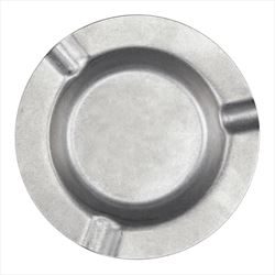 HST41234 Vintage Pewter Stainless Steel Ashtray With Custom Imprint